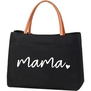 Mom Mama‎ Bag Mother Gifts Momlife Tote for Hospital, Shopping, Beach, Travel